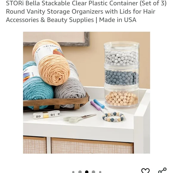 Clear Stackable Plastic Storage Containers - Picture 3 of 5